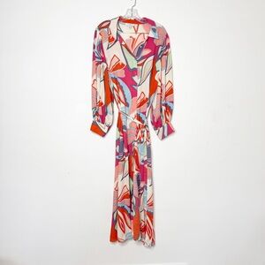 Target ALEXIS  Colorful Belted Shirt Dress Size 2X
